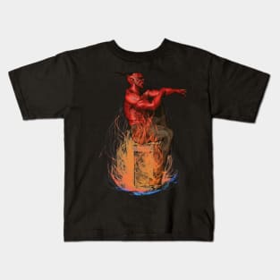 Red Demon Kids T-Shirt